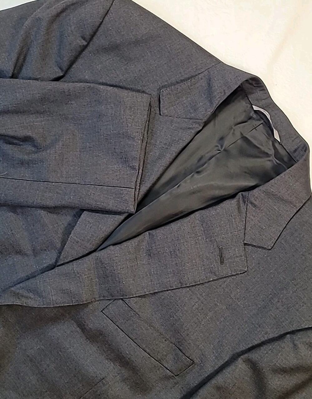 Canali Italian Sport Coat Blazer Gray 48 Luxury